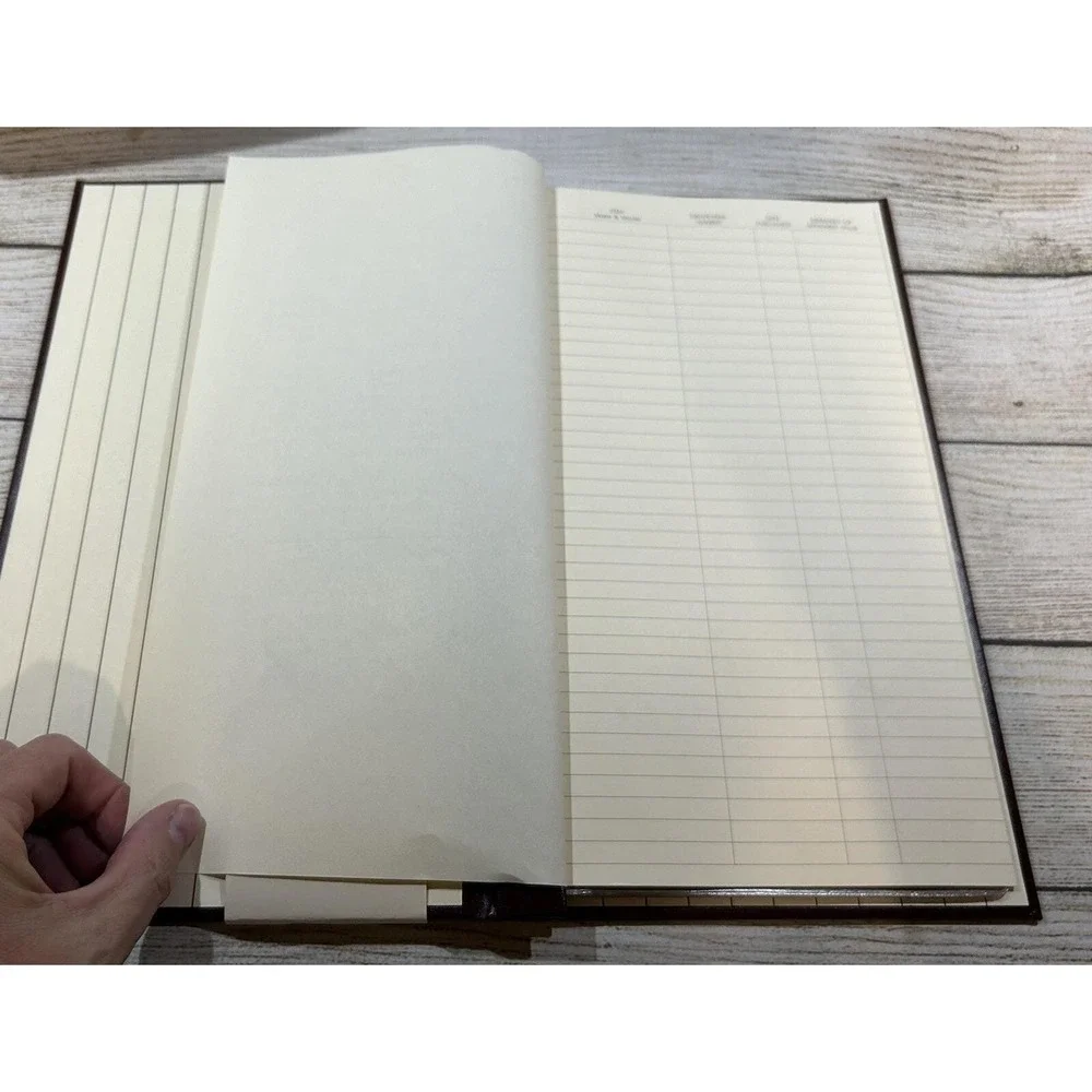 Vintage Retro Hallmark Home Inventory Record Book NOS Y2K MCM 12